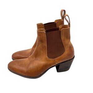 John Fluevog Brown Ankle Boots